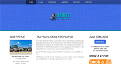 Desktop Screenshot of prairiestatefilmfest.com